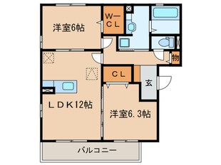 アクシスの物件間取画像